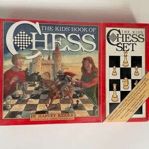 Vintage The Kids' Book of Chess Set